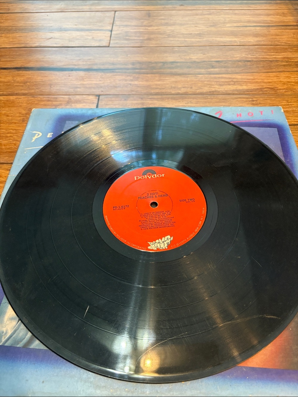 Vintage Peaches & Herb 2 Hot! Vinyl LP Album Record - Picture 5 of 7